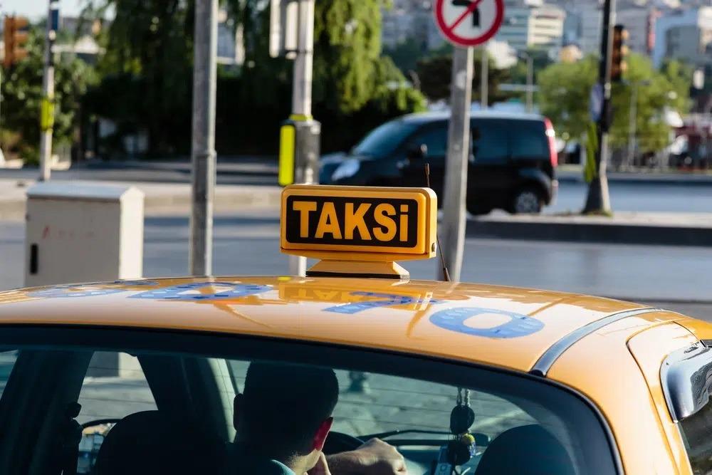 Taxi in Istanbul Turkey