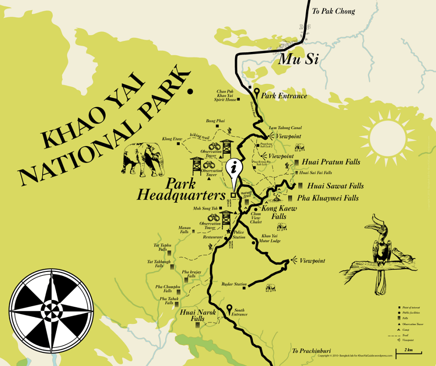 Rejseguide til Khao Yai National Park hovedkontor