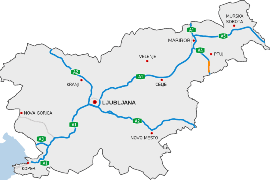 slovenia highways motorways ljubljana