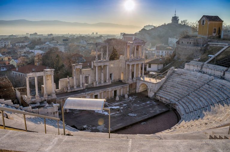 Ancient Amphitheater of Philippopolis Plovdiv Bulgaria Depositphotos 137405078 l 2015