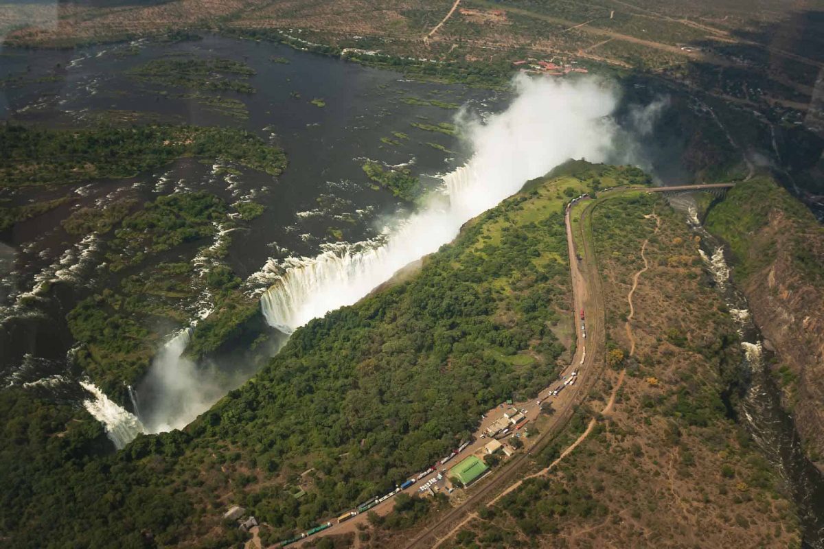 Helicopter Tour of Victoria Falls