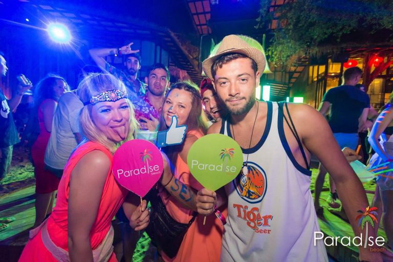 paradise beach phuket thailand half moon party 18