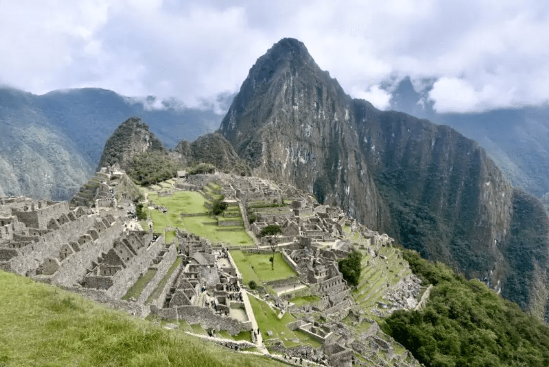 first sighting of Machu Pichu
